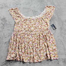 NEW Torrid Tank Womens 3/3X Multicolor Sunshine Ditsy Floral Supersoft Babydoll picture