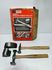 Sears Craftsman USA 45271 4pc Body & Fender Repair Set, Body Hammer & Dolly Pair picture