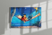 Lilo and Stitch Movie Poster or Canvas - Lilo and Stitch Wall Art picture