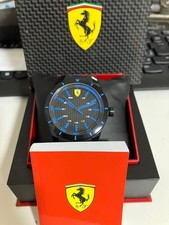 Scuderia Ferrari Chronograph Wrist Watch 0830247 Complete Accessories 44.1mm picture