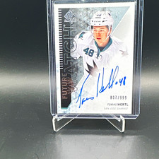 Upper Deck 2013-14 SP Authentic Future Watch Tomas Hertl RC Auto #308 /999 picture