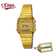 Casio LA670WGA-9 Women's Digital Gold Stainless Steel Watch Vintage Style picture