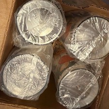 Thermo-Serv Vintage Merry Mushroom Set of 4 12 oz new in original box picture