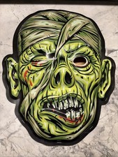 Big Frankie Ghoulsville Halloween Decor Retro A-Go-Go Giant Large Wall Mask 3D picture