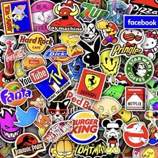 (4 Pack) Random Sticker Pack Decal Mystery Pack (4 Stickers) picture