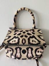 GIVENCHY Pandora Leather Small Crossbody Handbag Bag, Animal Print picture