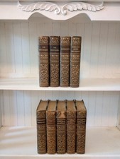 Antique c1900 Thackeray's Works Fine Binding Illustrated Editions 9 Volume Set picture