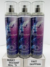Bath & Body Works 3 PACK WINTER WONDERLAND Fine Fragrance MIST Sprays New picture