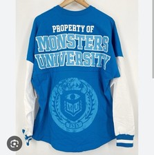 NWT Disney Monsters University Inc Spirit Jersey Medium Size M Mike & Sully picture