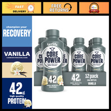 High Protein Milk Shake, 42g Protein, Ready to Drink, Vanilla, 14oz, Pack of 12, picture