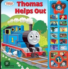 Thomas And Friends Thomas Helps Out Interactive Book 2006 New -Tested picture