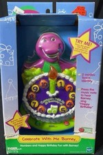 Barney Celebrate With Me Birthday Cake Tiger Electronics Handheld picture