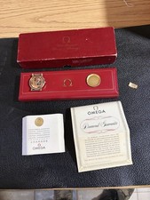 Vintage Omega SAPPHETTE  Mens Wrist Watch Automatic  10k GF  READ DESCRIPTION picture