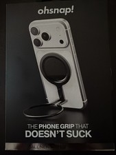 OhSnap - Snap Grip Stand Magnetic Phone Grip - Portrait Stand, Ultra Thin, Un... picture