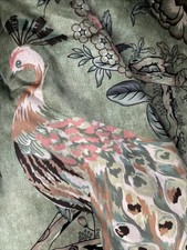 New Callisto Home Green Peacock Premium Velour Throw Blanket Padded picture