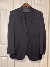 CANALI 1934 Charcoal Gray Wool Suit 42R 52IT Made in Italy Bemberg Lined EXC picture