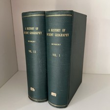 A History of Ancient Geography, E H Bunbury. 2.vol (1883), John Murray, Vg picture