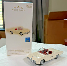 Hallmark Keepsake 2009 1963 Ford Thunderbird Sports Roadster Classic Cars #19 picture