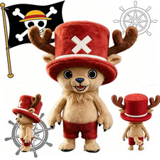 New One Piece Chopper Plush Doll Cute Tony Chopper Plushie Anime Peripherals Toy picture