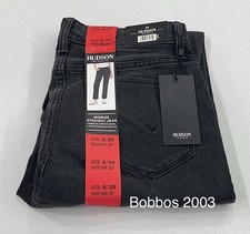 Hudson Women's Mid-Rise Signature Pockets Straight Jeans, Night Time, 8/29 picture