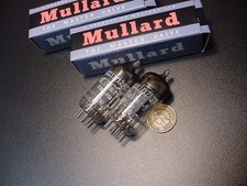 MULLARD BLACKBURN 12AT7 ECC81 TUBE PAIR (TK3-series circa 1964 tested strong) ** picture