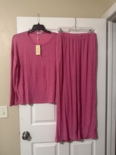 Ekouaer Loungset 2-piece Pajama Set 2X picture