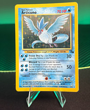 Wizards of the Coast Pokémon TCG Articuno Fossil Holo Rare 2/62 English 1999 picture