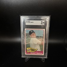 1965 Topps Mickey Mantle #350 SGC 3 Yankees H.O.F picture