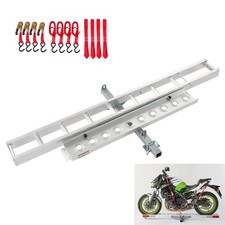 Aluminum Motorcycle hitch mount carrier, dirt bike rack with loading ramp 400lb picture