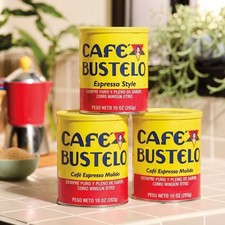 Cafe Bustelo, Espresso Style Dark Roast Ground Coffee, 10 oz Can (Pack of 3) picture