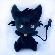 SERVAMP Shirota Mahiru Kuro Plush Doll Cute Black Cat SleepyAsh Cosplay Toy Gift picture