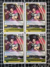 Playset Bandai One Piece TCG Catarina Devon OP16-104 EN Yellow Character x4 picture