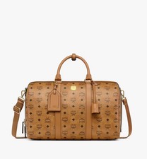 **Very Nice & Authentic & New MCM Ottomar Weekender Bag in Visetos Cognac** picture