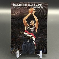 1999-00 Skybox Metal #97 Rasheed Wallace Foil Stamp Special Olympics Nevada 1/1 picture
