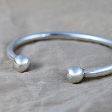 High-Quality Cuff Bracelet for men, women made of 925 Sterling Silver. picture
