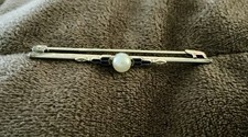 Vintage Balfour Pin 10 Karat With Pearl picture