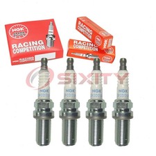 4 pc NGK 4905 R7438-8 Racing Spark Plugs for IKH01-24 5749 Ignition Wire gu picture