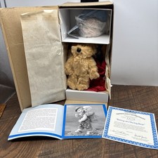 1997 Ashton Drake PORCELAIN DOLL Bobby & Buddy Bear #94852 NEW IN BOX + COA picture