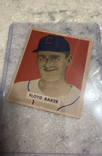 1949 Bowman - Floyd Baker #119 Gray Back picture