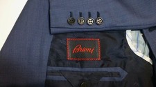 Brioni Blazer 56R/46R Blue Excellent Condition Suit Jacket Palatino picture