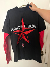 AWGE Don’t Be Dumb A$AP Rocky Graphic Tee Black/Red Crew Neck Cotton M picture