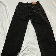 Levi’s 550 Men’s Jeans 33x30 Black Relaxed Fit Made in Mexico 100% Cotton picture