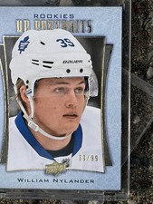 2016-17 UD Portraits William Nylander OLD JERSEY NUMBER ON CARD RC picture