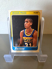 Fleer 1988-89 Reggie Miller RC #57 Indiana Pacers Basketball, EX-MT picture