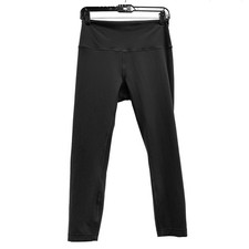 Wmns LULULEMON Solid Black Wunder Under High Rise 7/8 Tight Athletic Leggings 8 picture