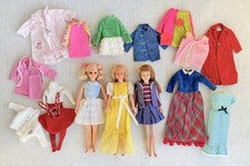 Barbie Vintage Skipper Doll Lot 160 1970 Living Fluff Quick Curl Titian Clothing picture
