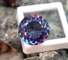 9.05 CT Russian Natural Alexandrite Color Change Round Cut Certified Gemstone picture