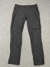 Kuhl Pants Mens 33x32 Gray Cargo Nylon Stretch Microfiber Travel Flat Front picture