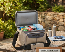 Igloo 22 Can Capacity Trek Gripper Soft Sided Cooler Sandstone Tan picture