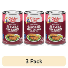 (3 pack) Chicken of the Sea Wild Caught Alaskan Pink Salmon, Traditional 14.75oz picture